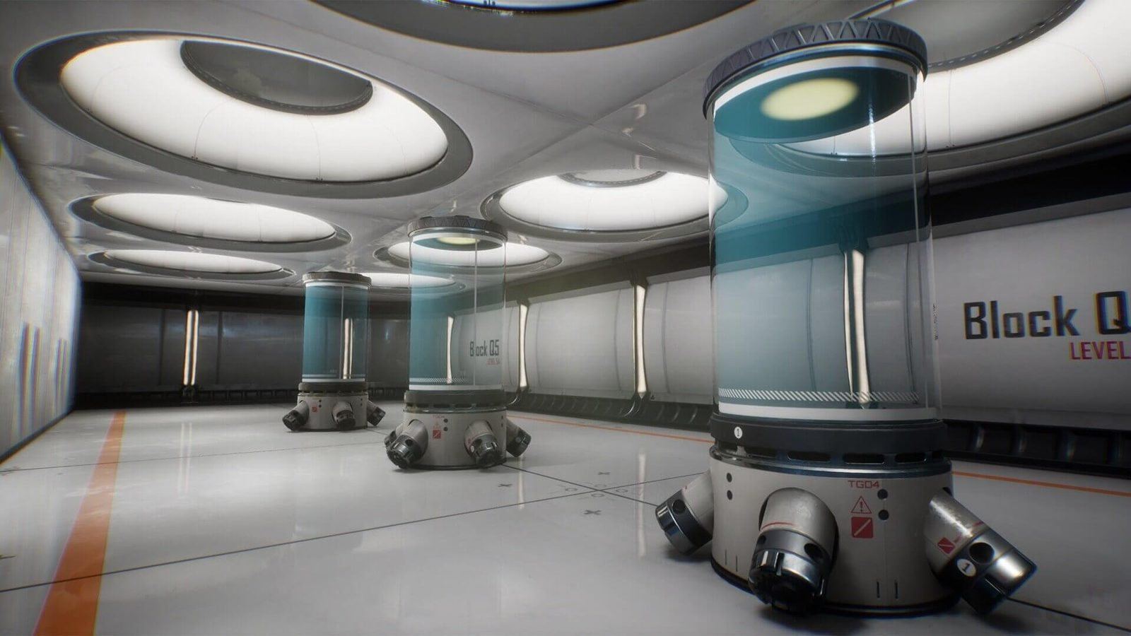 Space Laboratory virtual production standing set — angle 9 on the L.A. & ABQ Castle Studios stage