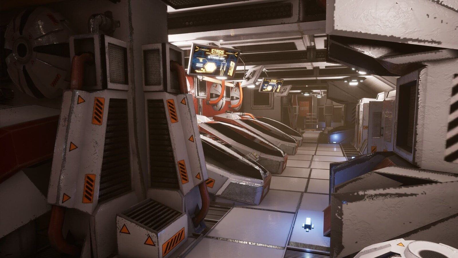 Space Station virtual production standing set — angle 2 on the L.A. & ABQ Castle Studios stage