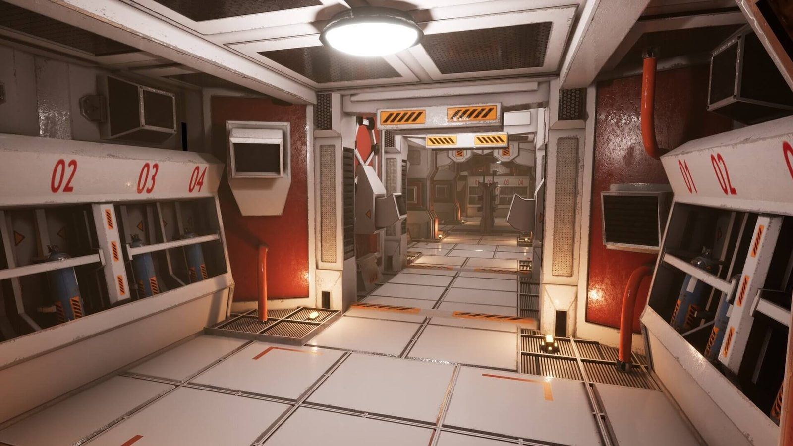 Space Station virtual production standing set — angle 3 on the L.A. & ABQ Castle Studios stage