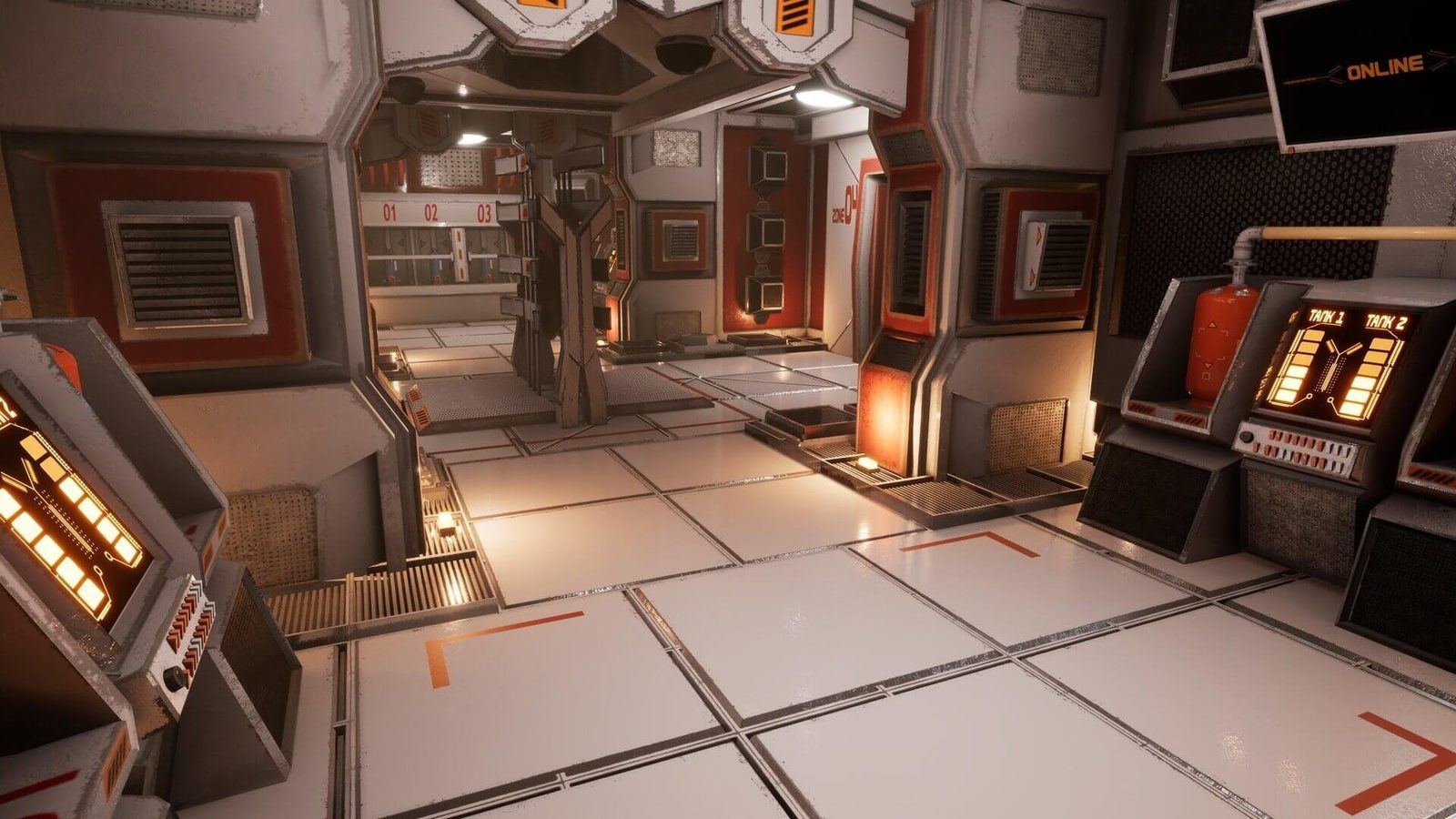Space Station virtual production standing set — angle 5 on the L.A. & ABQ Castle Studios stage