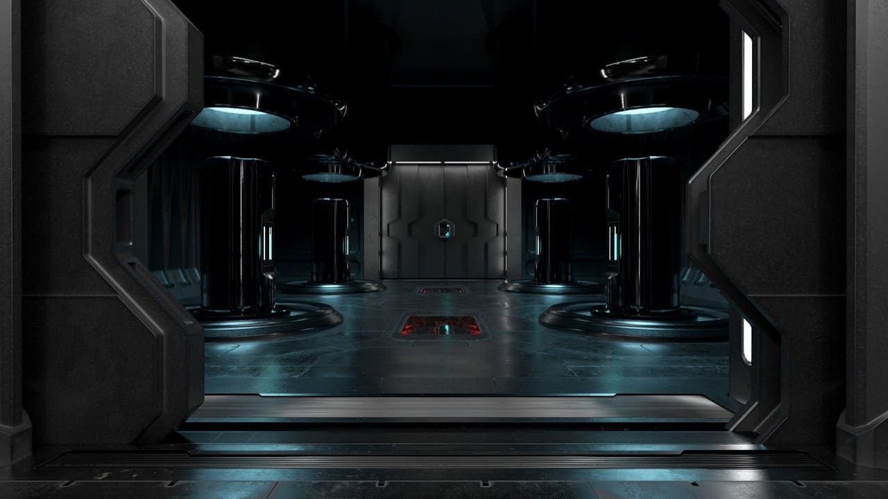 Spaceship Reactor Room virtual production standing set — angle 5 on the L.A. & ABQ Castle Studios stage