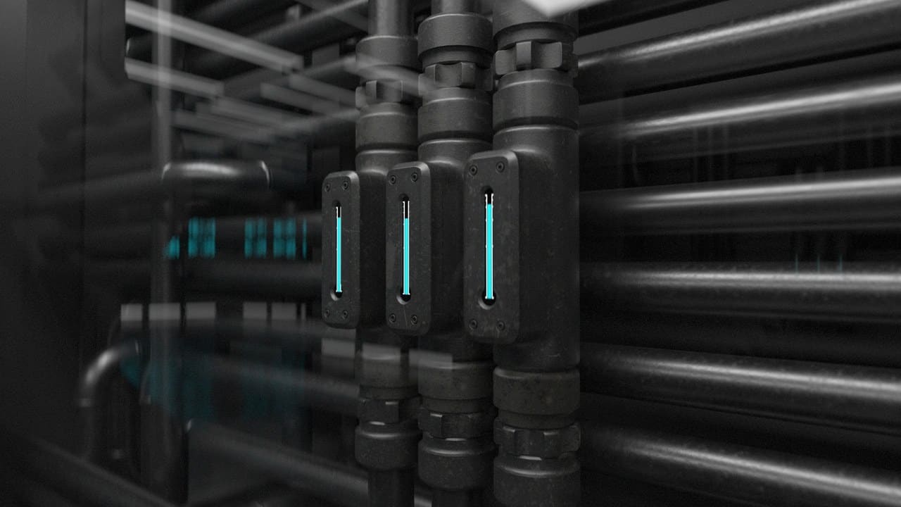 Spaceship Reactor Room virtual production standing set — angle 9 on the L.A. & ABQ Castle Studios stage