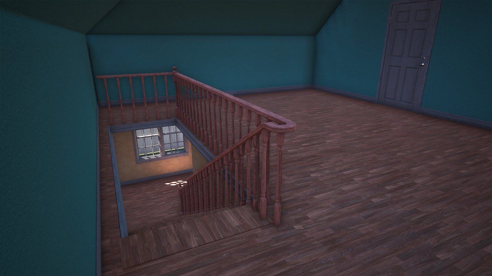Suburban Neighborhood 2 virtual production standing set — angle 10 on the L.A. & ABQ Castle Studios stage