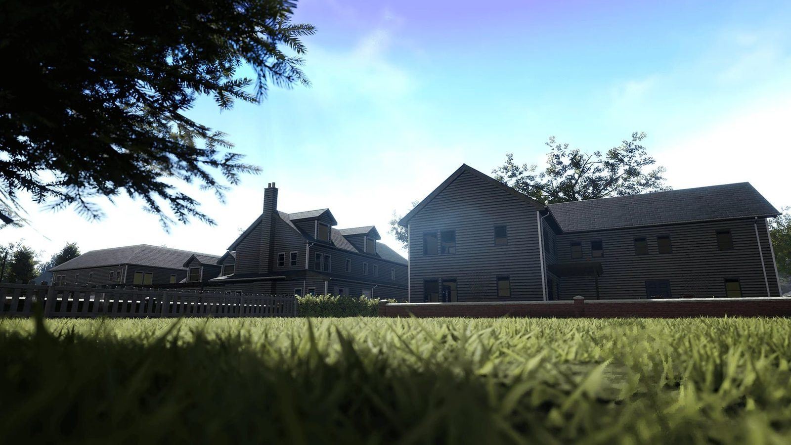 Suburban Neighborhood virtual production standing set — angle 9 on the L.A. & ABQ Castle Studios stage