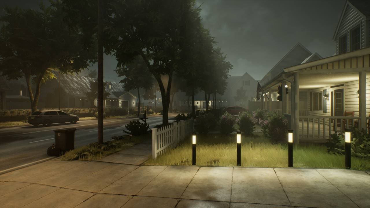 Suburban Street virtual production standing set — angle 4 on the L.A. & ABQ Castle Studios stage