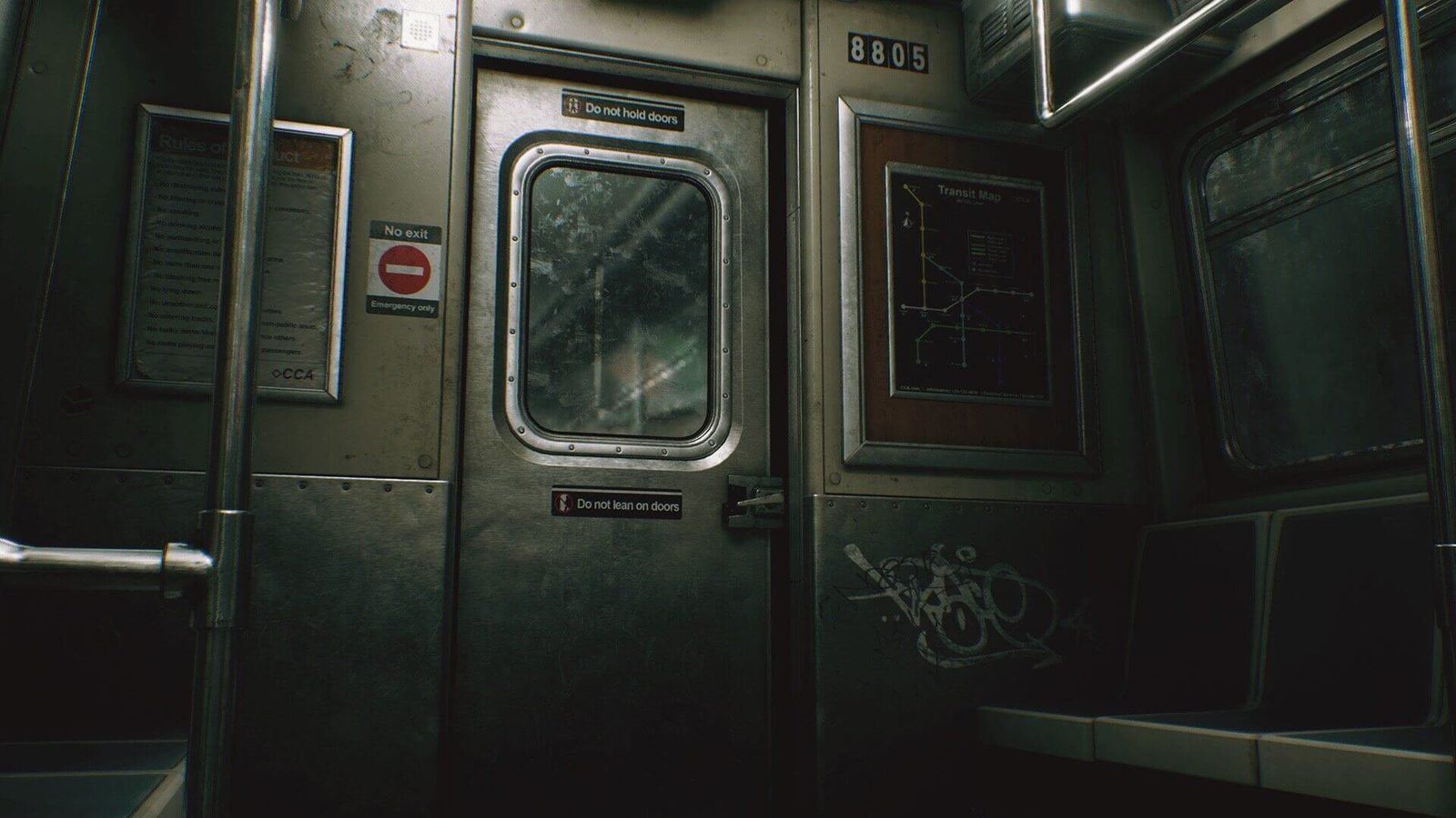Subway Train virtual production standing set — angle 15 on the L.A. & ABQ Castle Studios stage