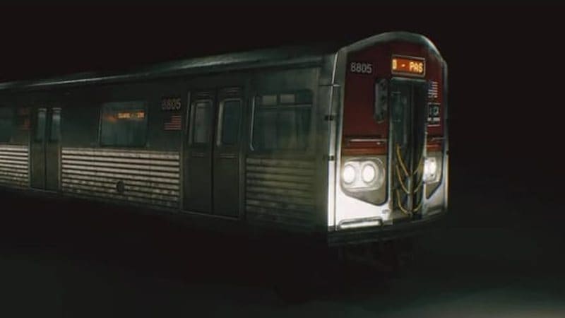 Subway Train virtual production standing set — angle 5 on the L.A. & ABQ Castle Studios stage