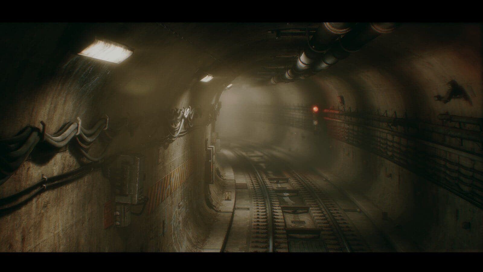 Subway Tunnel virtual production standing set — angle 2 on the L.A. & ABQ Castle Studios stage