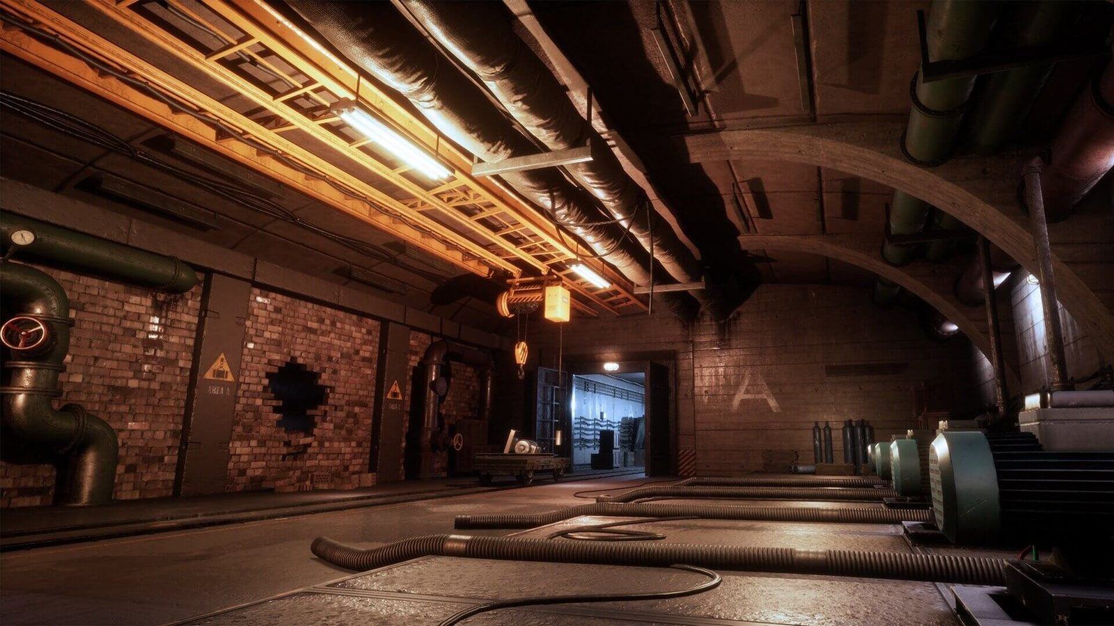 Underground Bunker virtual production standing set — angle 5 on the L.A. & ABQ Castle Studios stage