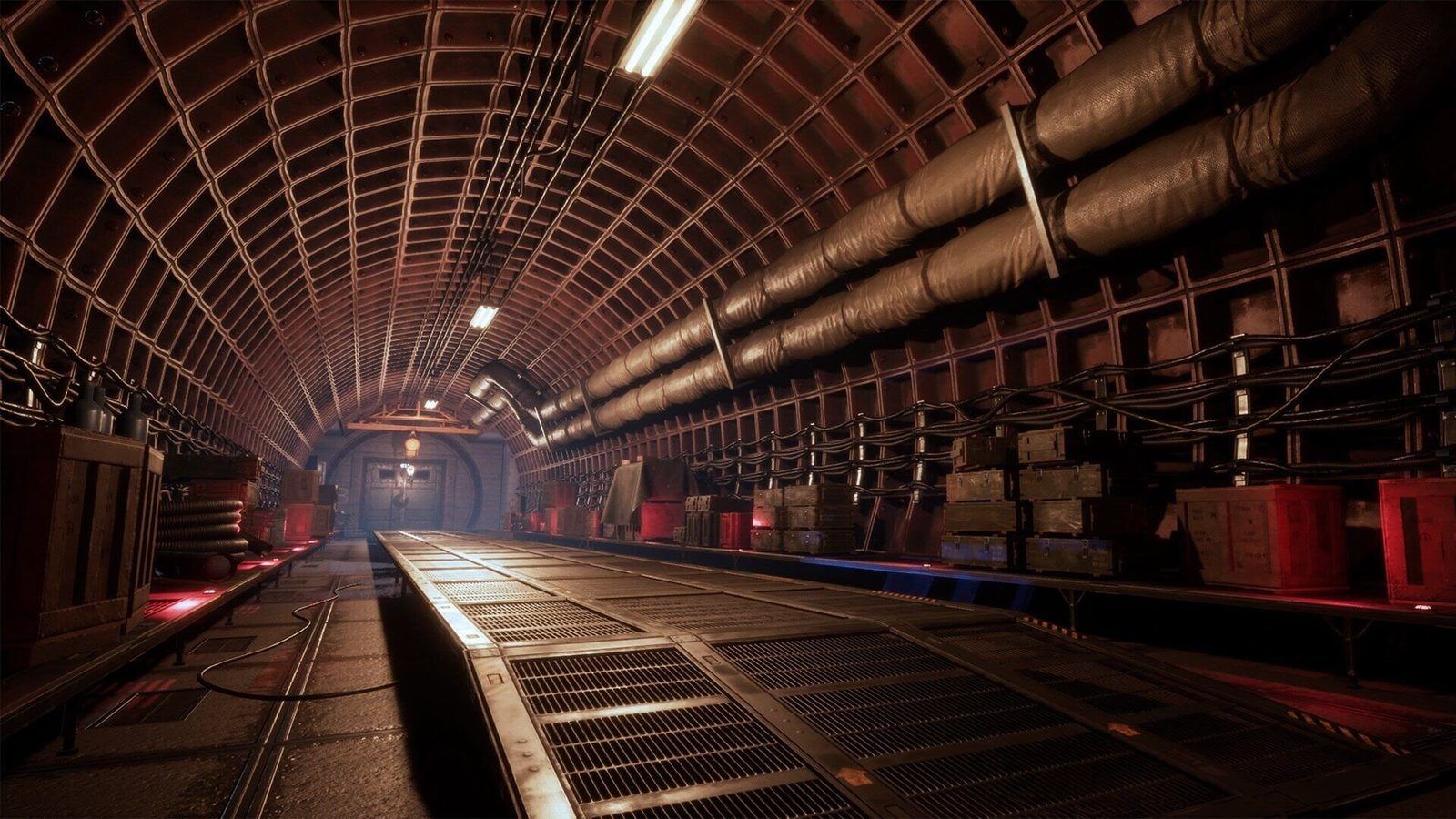 Underground Bunker virtual production standing set — angle 7 on the L.A. & ABQ Castle Studios stage