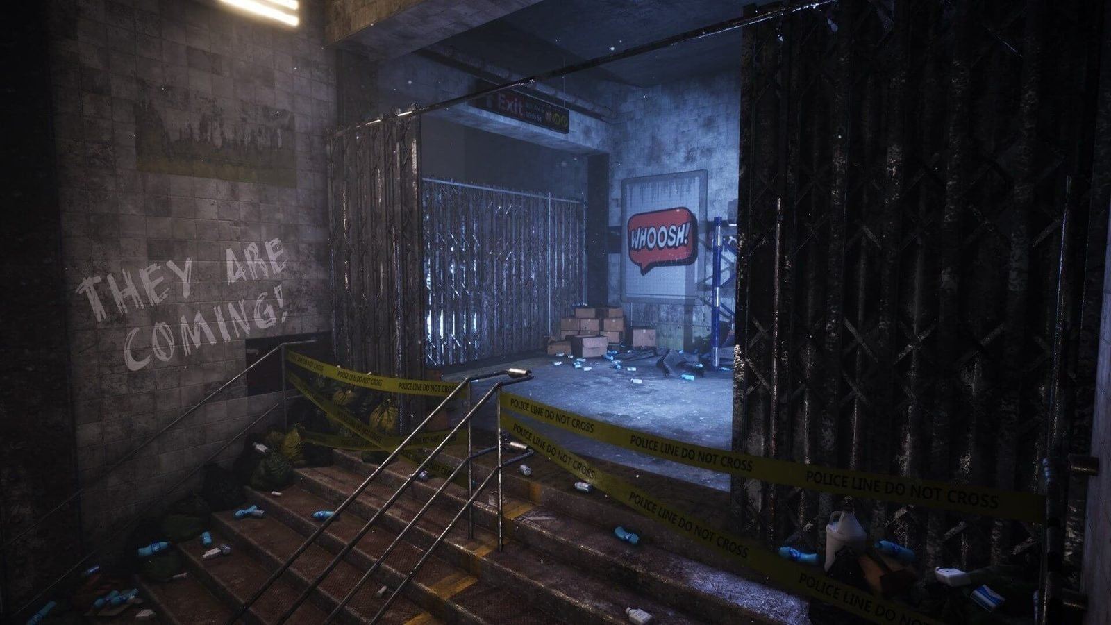 Underground Subway virtual production standing set — angle 11 on the L.A. & ABQ Castle Studios stage