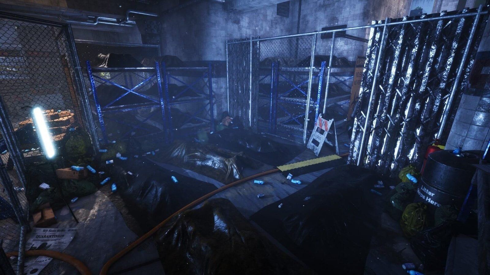 Underground Subway virtual production standing set — angle 13 on the L.A. & ABQ Castle Studios stage