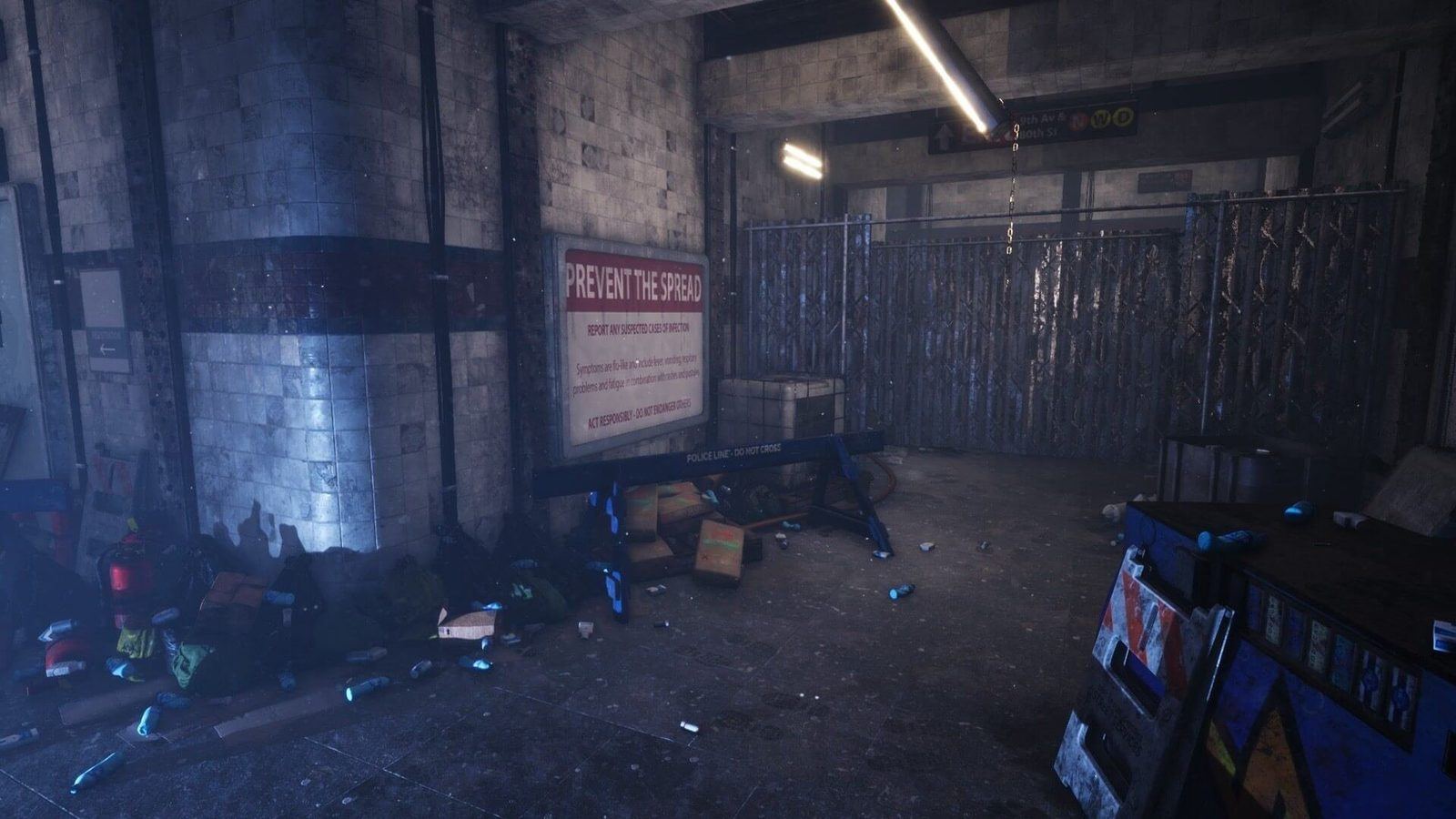 Underground Subway virtual production standing set — angle 3 on the L.A. & ABQ Castle Studios stage
