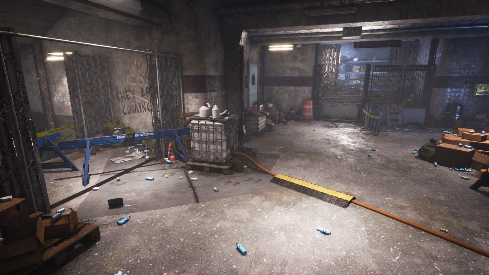 Underground Subway virtual production standing set — angle 6 on the L.A. & ABQ Castle Studios stage