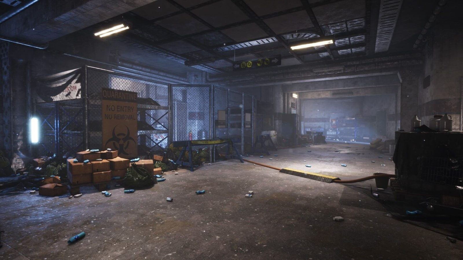 Underground Subway virtual production standing set — angle 7 on the L.A. & ABQ Castle Studios stage