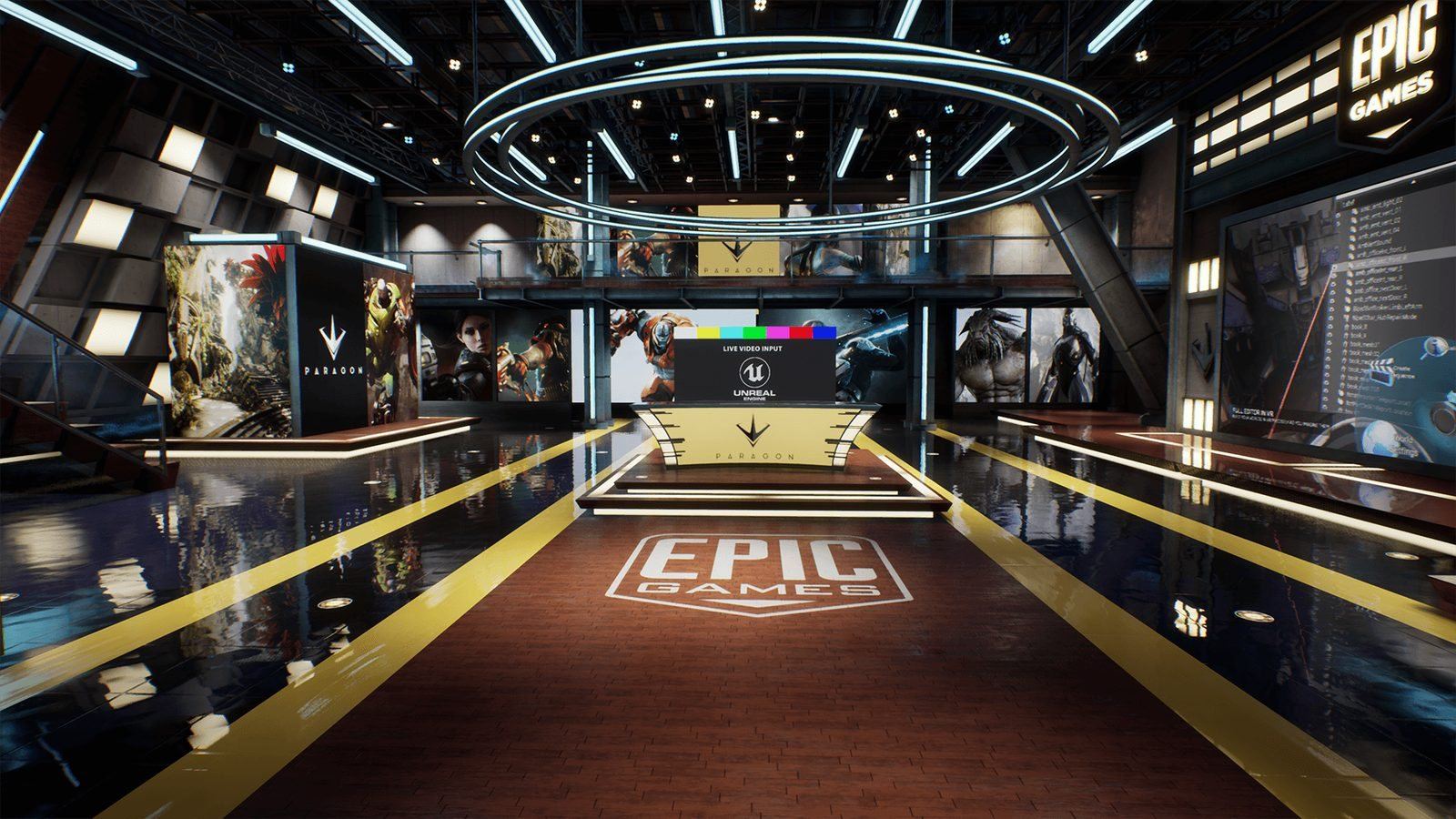 Upscale Talk Show & News Sets virtual production standing set — angle 14 on the L.A. & ABQ Castle Studios stage