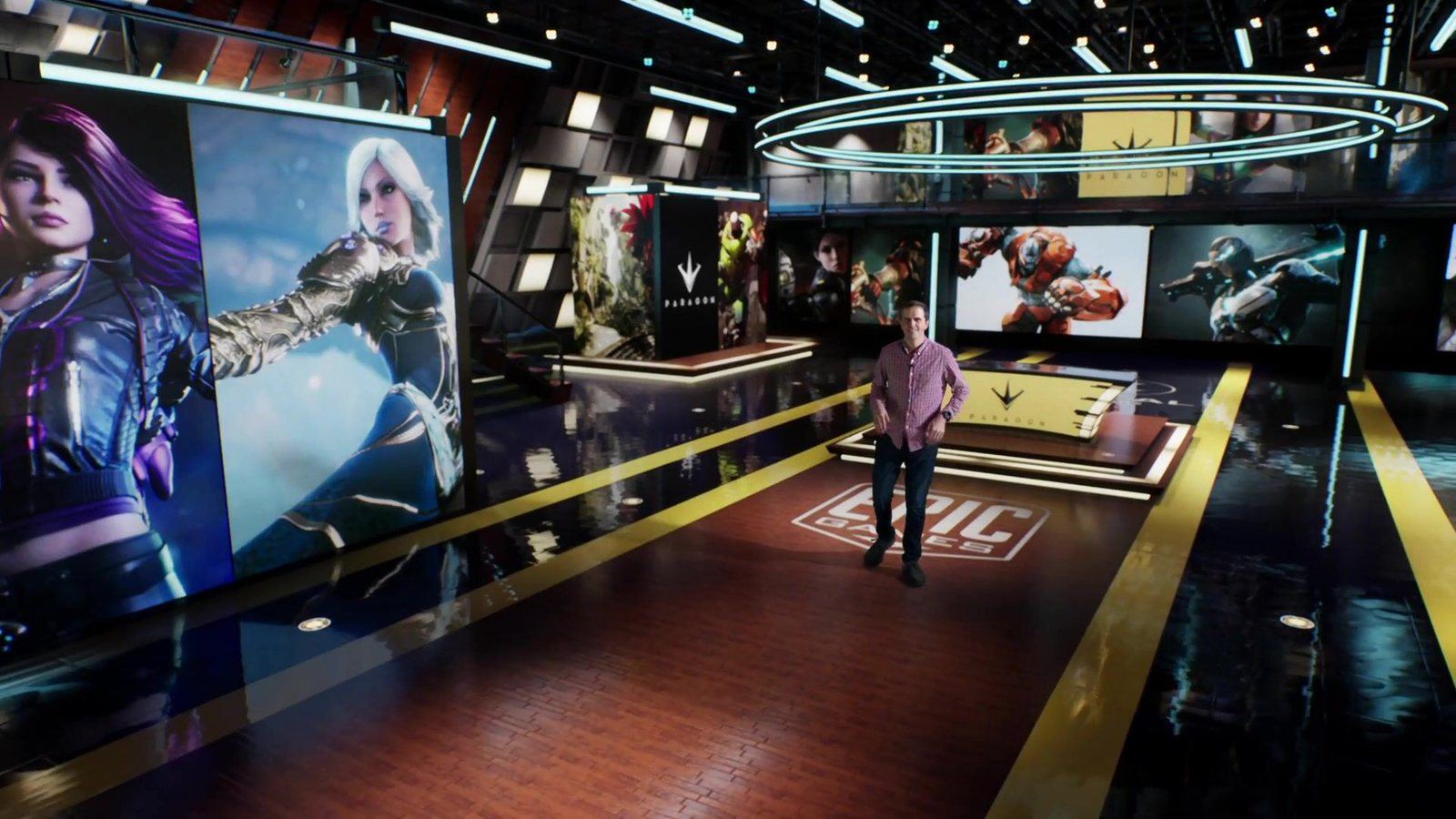 Upscale Talk Show & News Sets virtual production standing set — angle 6 on the L.A. & ABQ Castle Studios stage