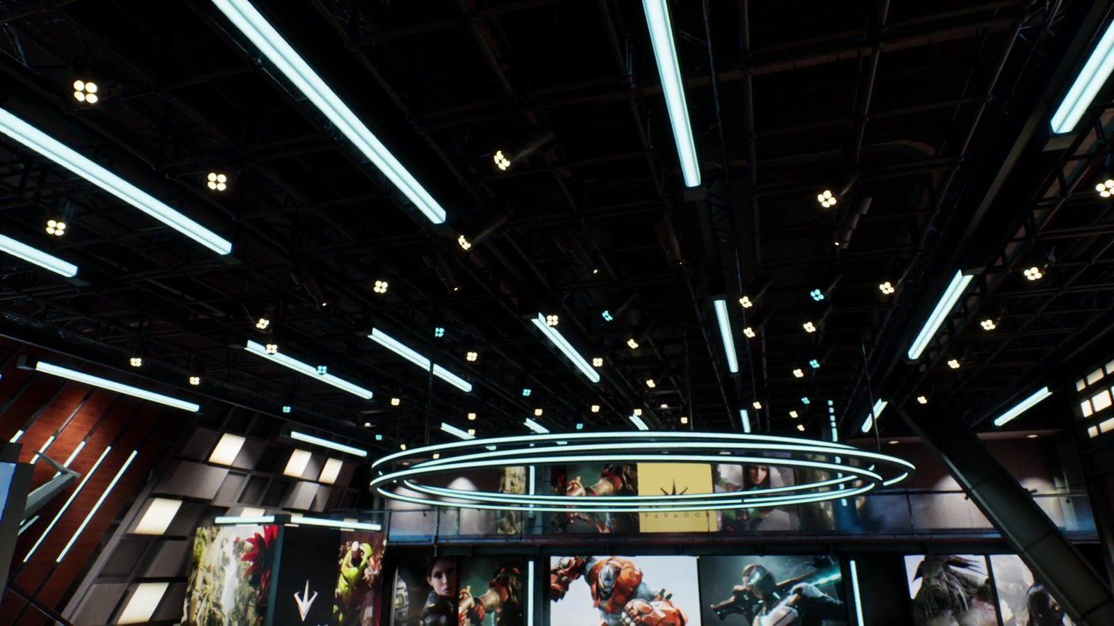 Upscale Talk Show & News Sets virtual production standing set — angle 10 on the L.A. & ABQ Castle Studios stage