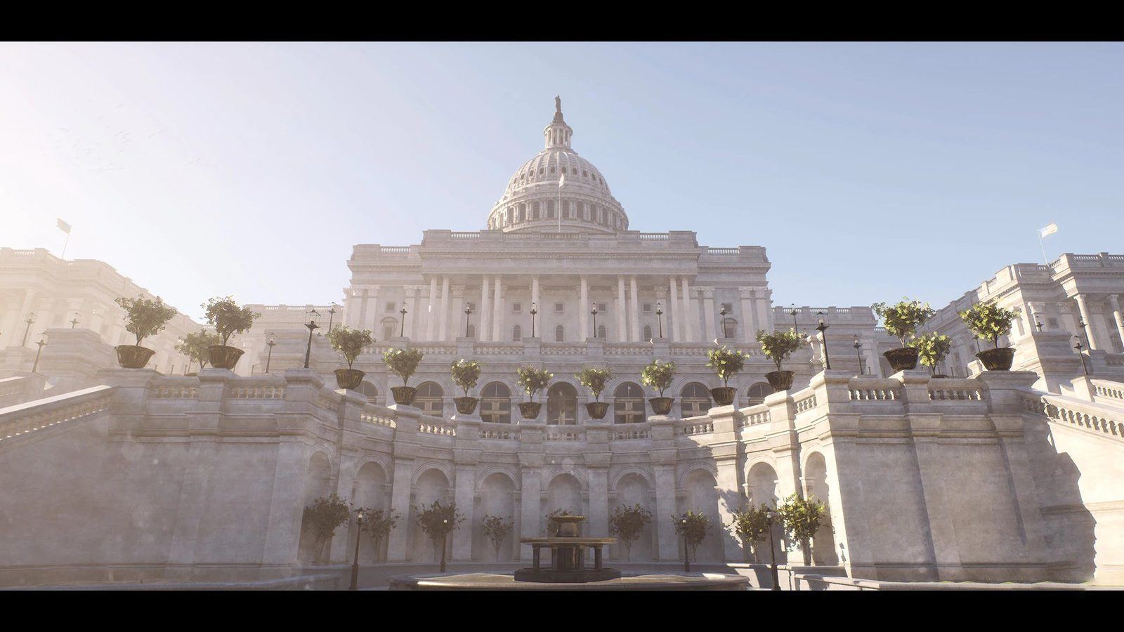 US Capitol virtual production standing set — angle 2 on the L.A. & ABQ Castle Studios stage