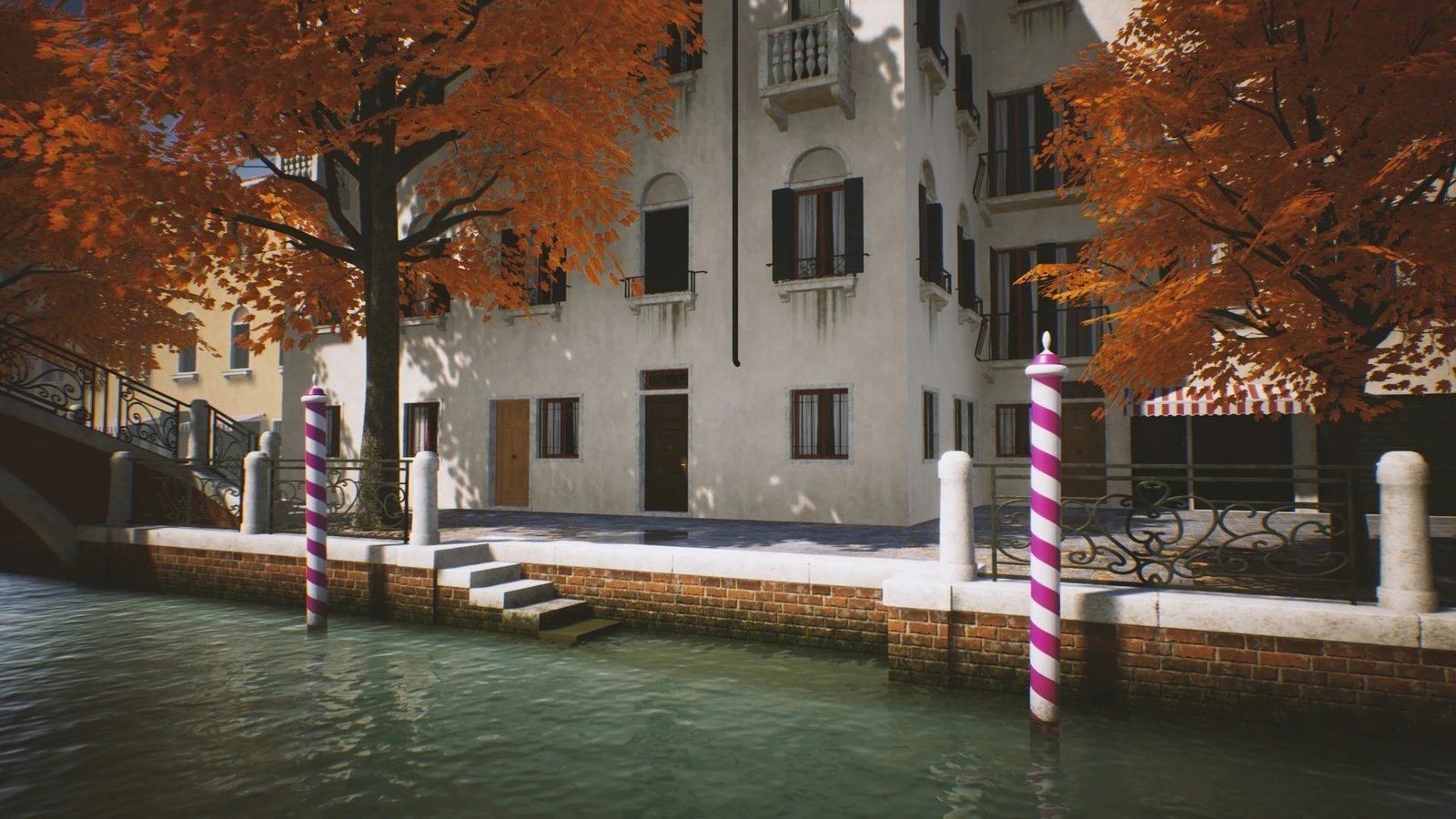 Venice, Italy virtual production standing set — angle 18 on the L.A. & ABQ Castle Studios stage