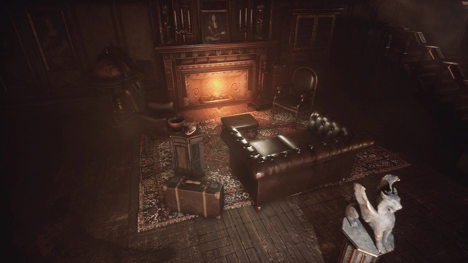 Victorian Mansion virtual production standing set — angle 3 on the L.A. & ABQ Castle Studios stage