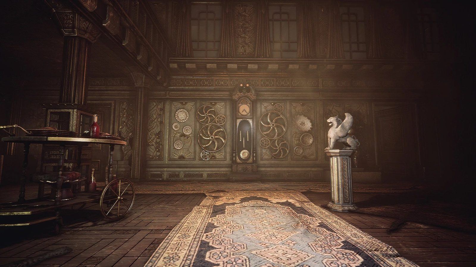 Victorian Mansion virtual production standing set — angle 7 on the L.A. & ABQ Castle Studios stage