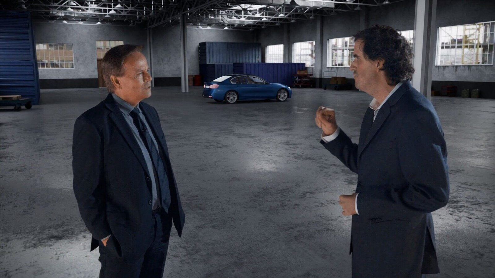 Warehouse virtual production standing set — angle 5 on the L.A. & ABQ Castle Studios stage