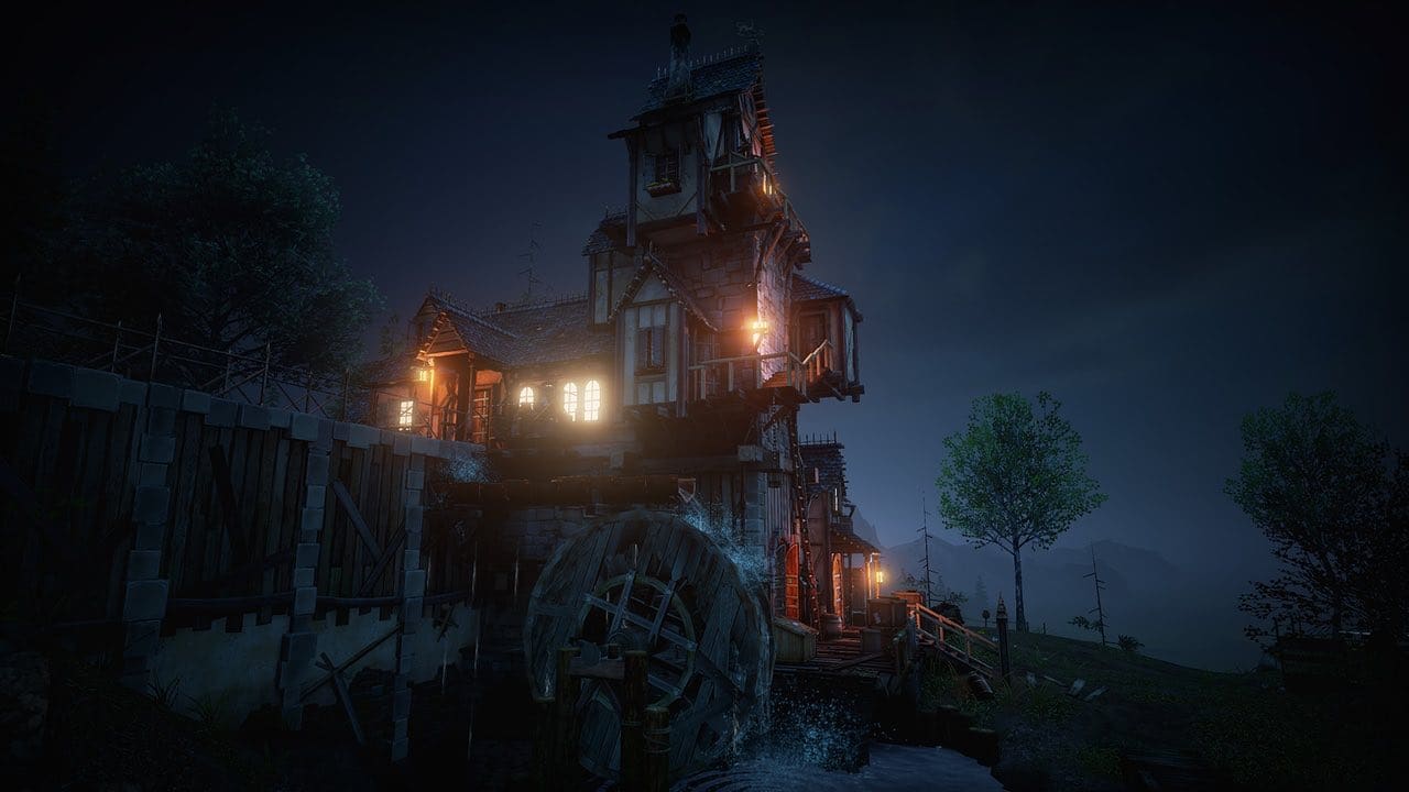 Watermill virtual production standing set — angle 2 on the L.A. & ABQ Castle Studios stage