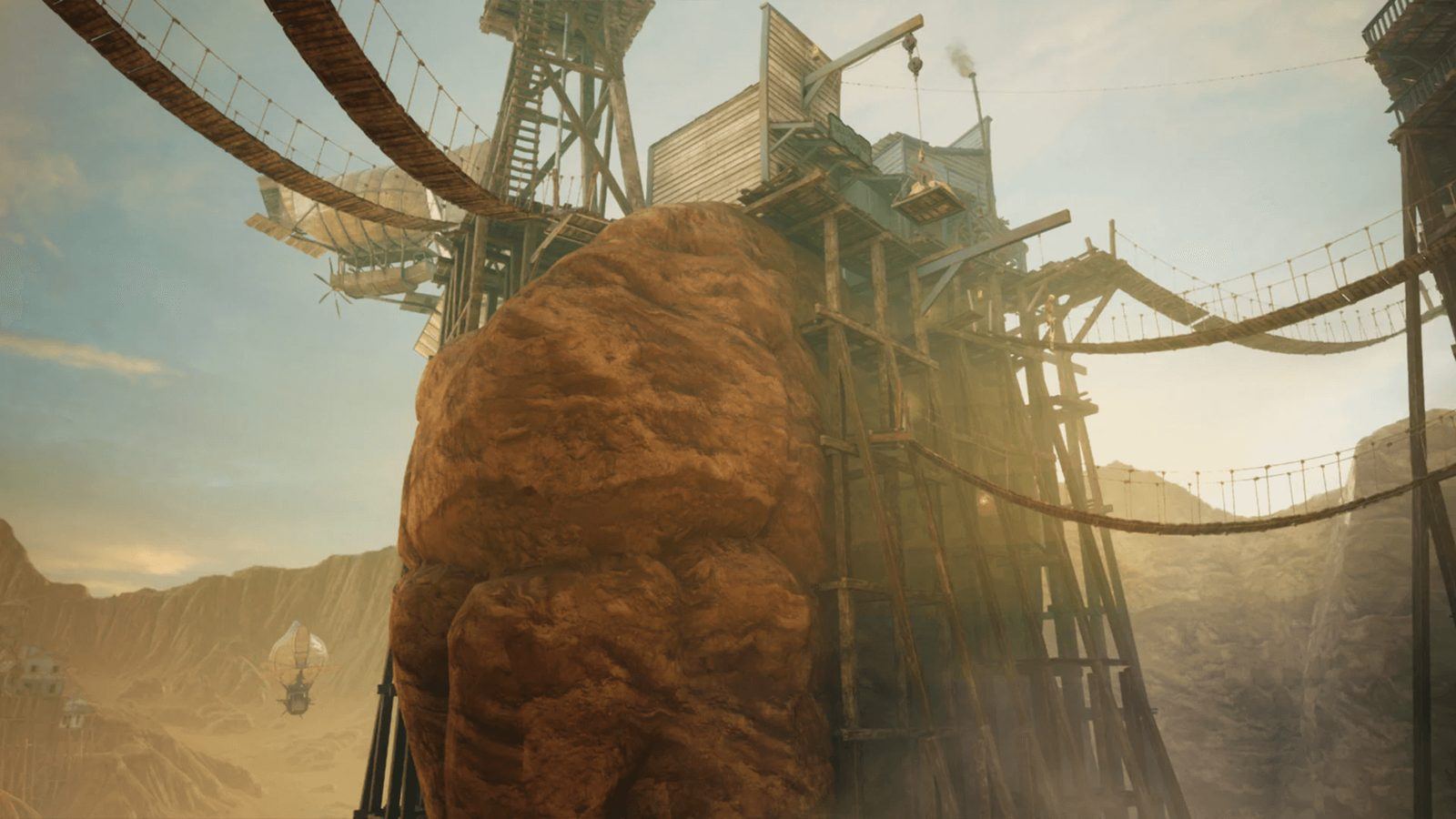 Western Sky virtual production standing set — angle 3 on the L.A. & ABQ Castle Studios stage
