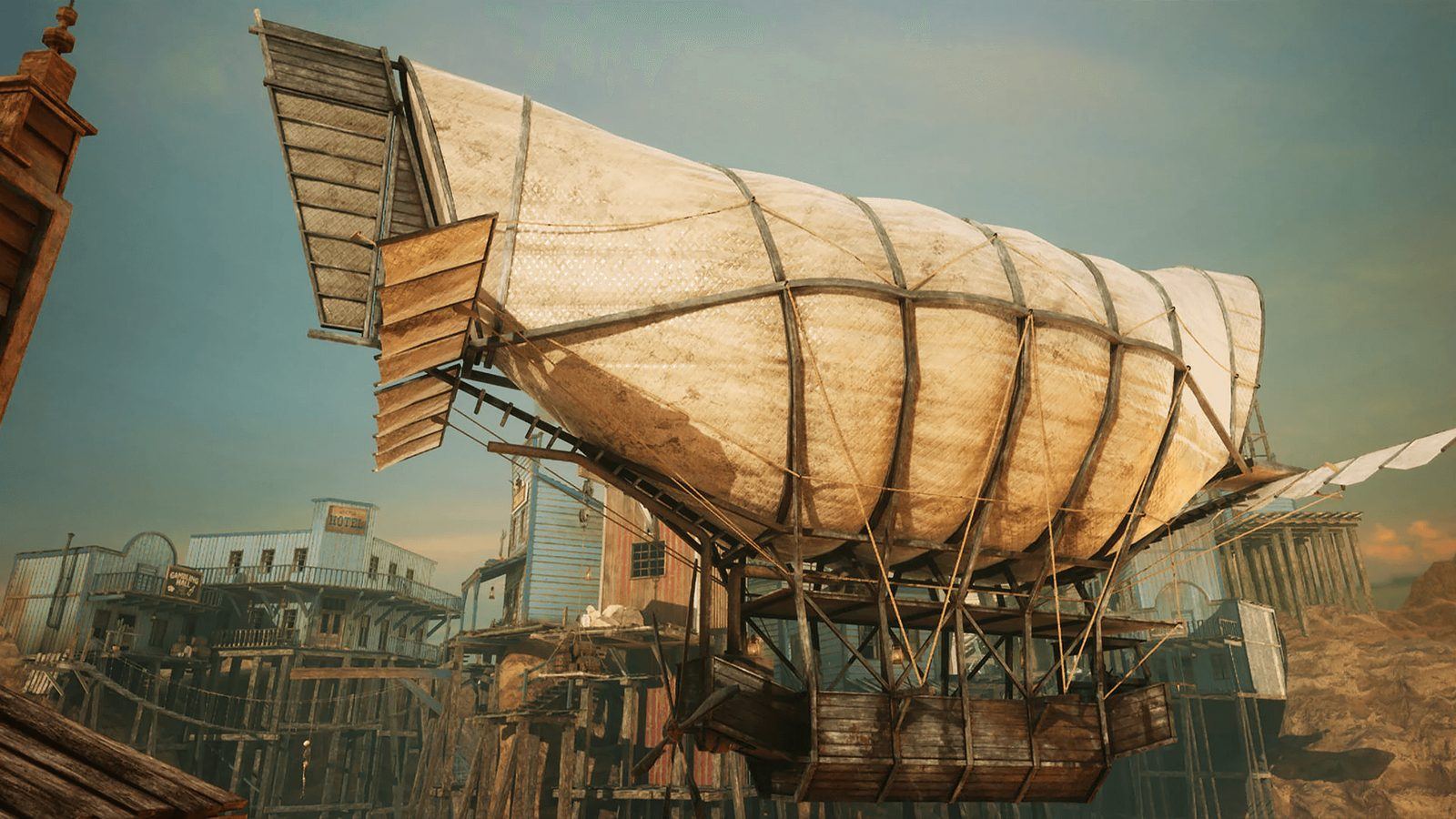 Western Sky virtual production standing set — angle 7 on the L.A. & ABQ Castle Studios stage