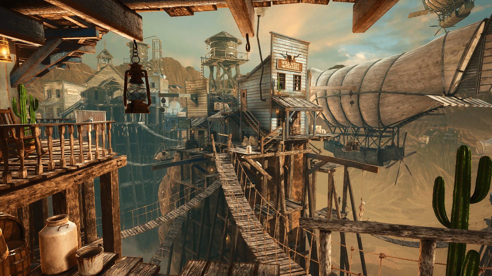 Western Sky virtual production standing set — angle 8 on the L.A. & ABQ Castle Studios stage