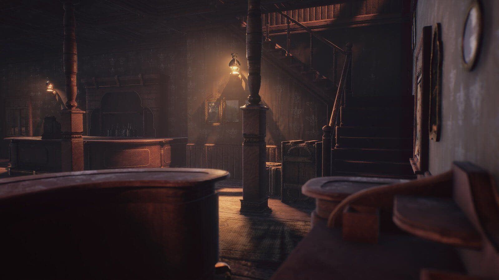 Western Town virtual production standing set — angle 2 on the L.A. & ABQ Castle Studios stage