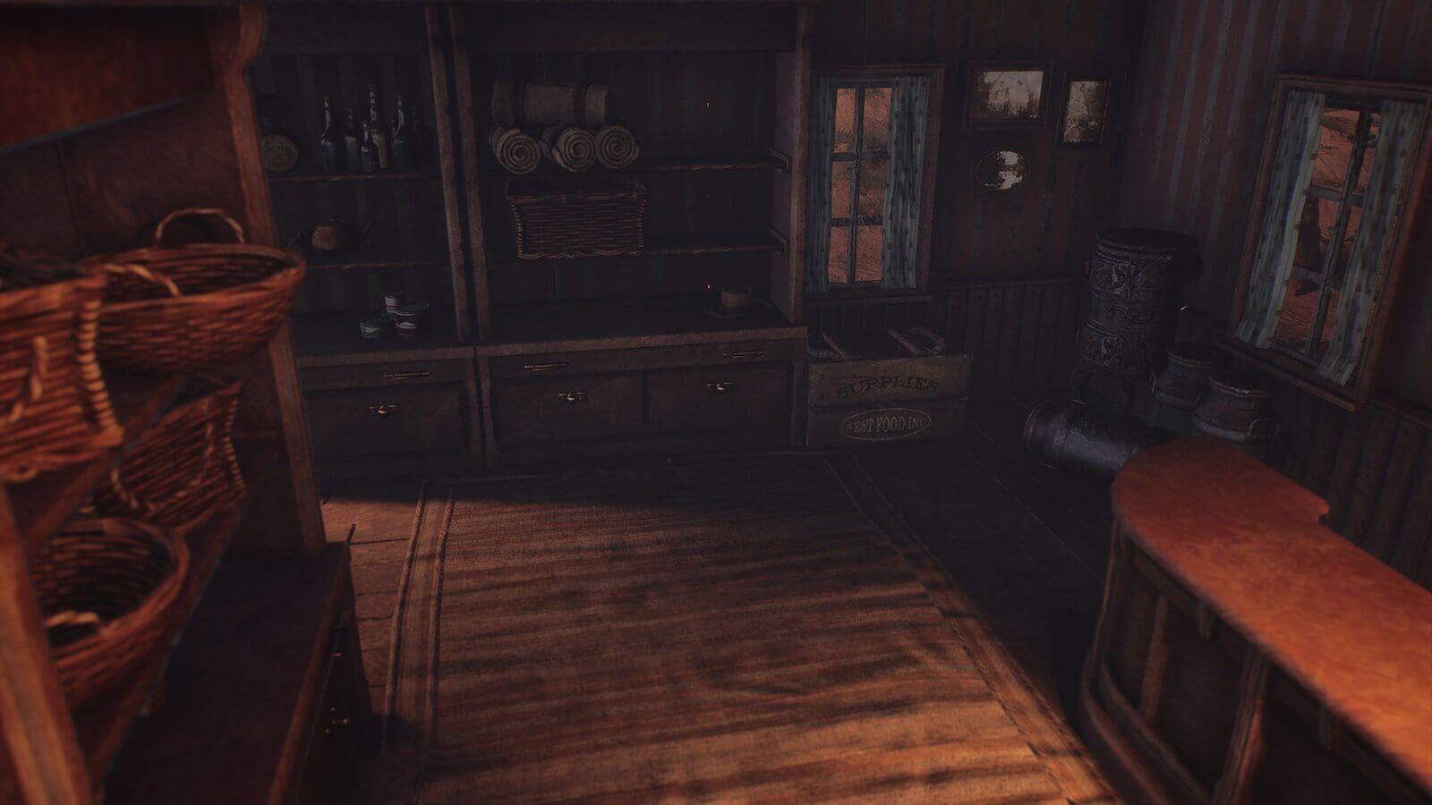 Western Town virtual production standing set — angle 3 on the L.A. & ABQ Castle Studios stage