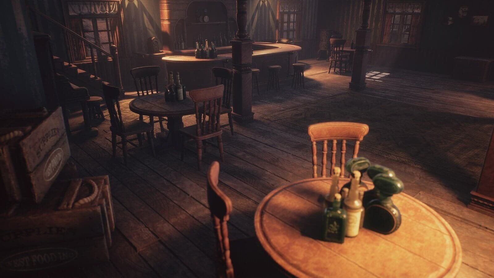 Western Town virtual production standing set — angle 9 on the L.A. & ABQ Castle Studios stage