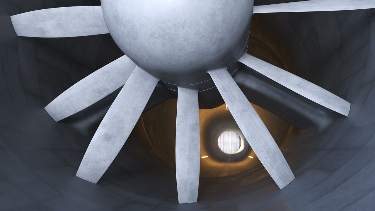 Wind Tunnel virtual production standing set — angle 6 on the L.A. & ABQ Castle Studios stage