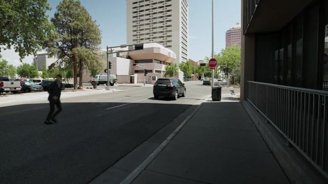 The City — Unreal Engine set, built block by block, shot at L.A. & ABQ Castle Studios