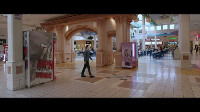 The Mall — Virtual set, composited live, shot at L.A. & ABQ Castle Studios
