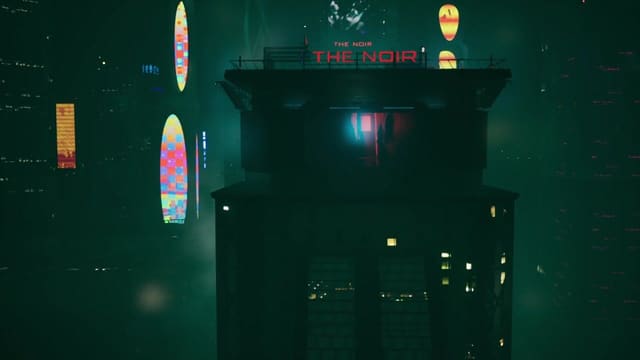 Future L.A. rooftop — Imagined: Los Angeles in fifty years, built from scratch, shot at L.A. & ABQ Castle Studios