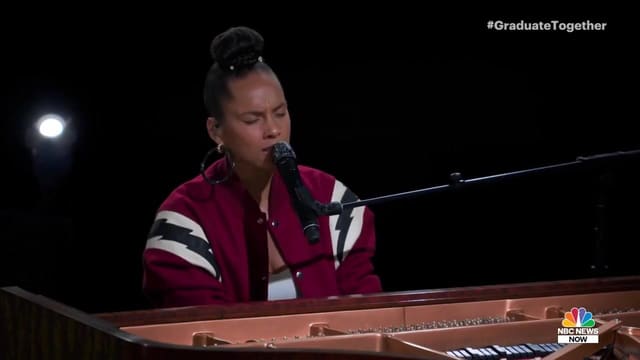 Alicia Keys — Set changes on cue, shot at L.A. & ABQ Castle Studios