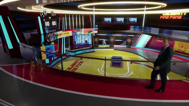 Custom game show build — Game show, shot at L.A. & ABQ Castle Studios